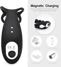 Charger l&#39;image dans la galerie, Anale Stimulateur Masseur de électrique Prostâte Vibro Ànal Plug Vîbrant Sans Fil pour Homme Sëx toyspour pour Femme 10 Mode Télescopiques 10 Modes de Vibration 100% Étanche Silencieux va et vién