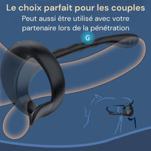Charger l&#39;image dans la galerie, Sextoys plug anal - 5 EN 1 APP Masseurs de Prostate Vibrant avec Anneaux de Pénis - 10 Modes de Vibration -Télécommandé -Jouets Sexuels pour la Stimulation Anale Couple, Étanche