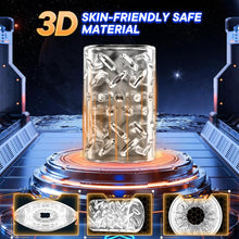 Charger l'image dans la galerie, Masturbateur automatique mains libres à affichage LED avec 7 modes de rotation et de poussée