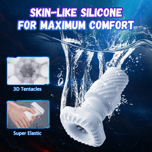 Masturbateur Masculin Avec Vibrations Et 2 Niveaux De Chaleur, Bras Réglable