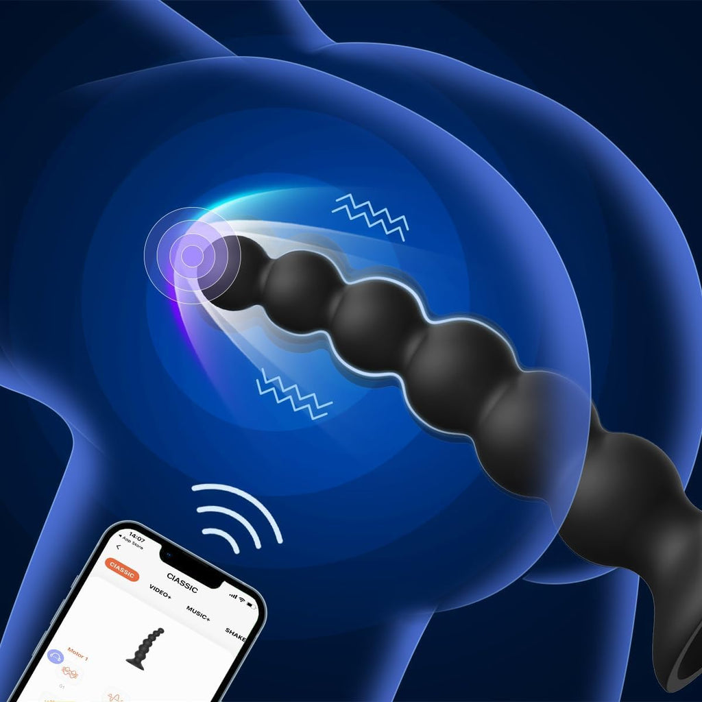 Plug Anal Sex Toýs Couple Vibromasseurs Sex, Sex Toys Anals Extenseur Plug Gode avec 9 Modes de Vibration et Contrôle des APP pour Hommes, Femmes, Couples, Sextoyse Vibromasseur Stimulateur Prostate