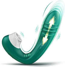 Charger l&#39;image dans la galerie, Vibromasseur en Silicone Point G pour Femme,Clitoris Vibrator avec 10 Modes de Poussée et de Léchage,Étanche Jouets Sexuels Rechargeables avec Stimulation Anale pour Couple, Adultes