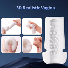 Charger l&#39;image dans la galerie, Masturbateurs Masculins Sex Toýs Homme - Masturbateur Homme avec 10 Succion &amp; Vibration &amp; Échappement, Masturbâteur Homme Mains Llibres avec 3D Vaginette Ultra Réaliste, Sex Toys Homme