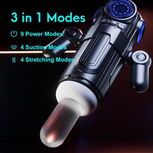 Charger l'image dans la galerie, Masturbateurs Masculins Sextoyse Homme Sexmasturbâteur Sex Toys Télescopiques &amp; Rotation Et Succion Automatique Masturbâteur Homme Mains Libres Vibration 3D Vaginette Véritable Fellation Léchée