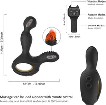 Charger l&#39;image dans la galerie, Masseur Prostatique télécommandé Vibrant pour Homme - Vibromasseur sex toýs Masculin Stimulateur de Prostate, Point P, Plaisir Anal, Périnée: Silicone, Waterproof, Rechargeable