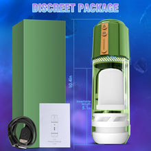 Charger l&#39;image dans la galerie, Masturbateur électrique avec 10 vibrations télescopiques - Fonction de choc rotatif - Jouet sexuel pour les hommes - Jouet sexuel pour homme - Masturbateur de poche avec vagin 3D