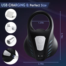 Charger l&#39;image dans la galerie, Anneau pénien vibrant à double stimulation