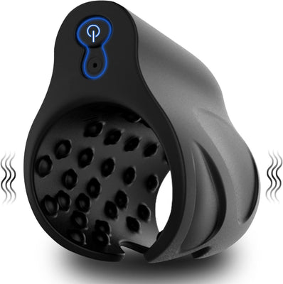 Yoaiv Coupe Masturbation Homme Automatique, Vibromasseur Pénis pour Homme avec 10 Modes de Vibration, Masturbateurs Electriques Entraîneur de Pénis, Homme Relaxe Massage