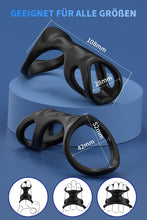 Charger l&#39;image dans la galerie, Anneaux de Pénis pour Homme Couples, Anneau Pénien Homme en Silicone, Silicone Anneaux Péniens Jouets Sexuels Pour Améliorer les Performances Sexuelles, Plus Dur et Plus Fort