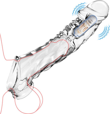 Enorme Gaines Pour Péņę Realiste Pé𝓃𝒾𝐒 Manchon de Verrouillage Pour Homme Vibratingk Péņę Manchon de Péņę Pour Hommes Thread Extensionk Sleeves Préservatifs Réut