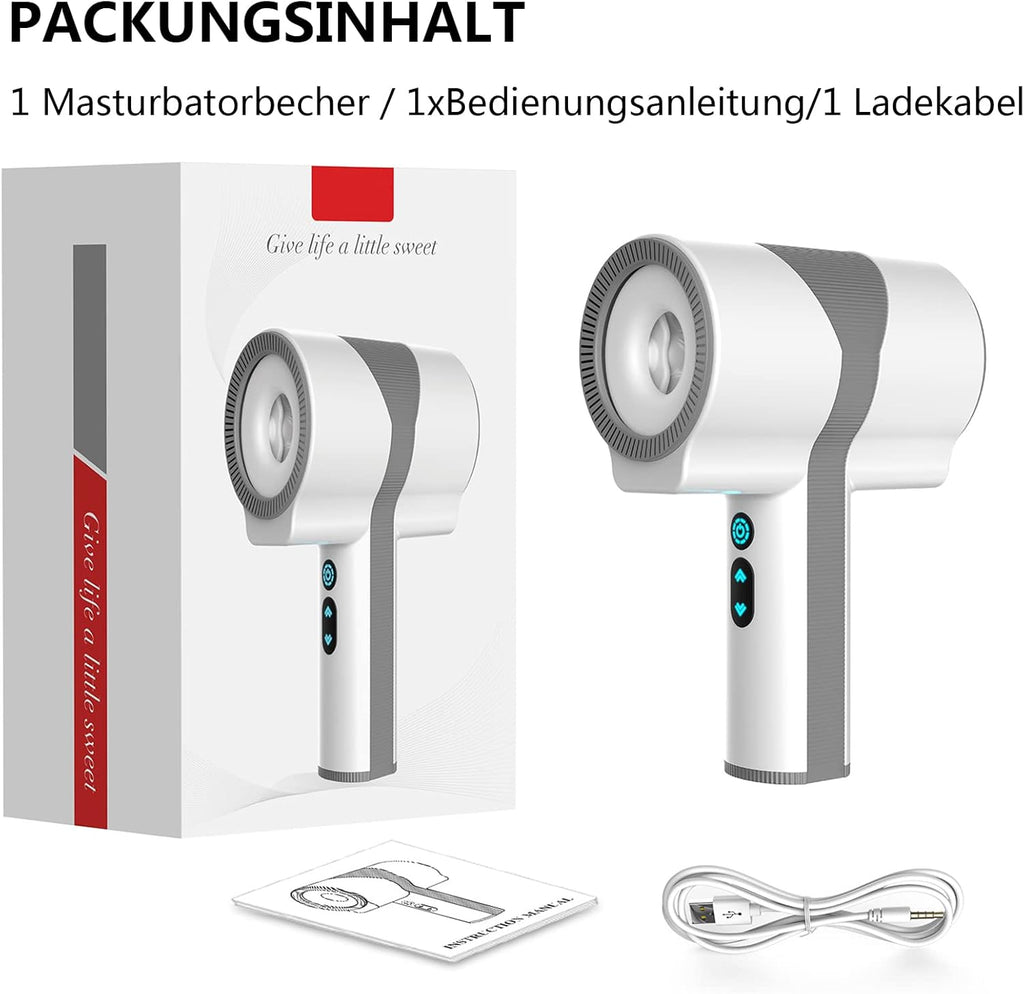 Masturbateur Électrique Coupe Masturbateur Électrique Pour Hommes, Masturbateur Automatique Avec 5 Types De Rotation Télescopique, 7 Types De Vibration, Masturbateur Avec Charge Rapide Magnétique
