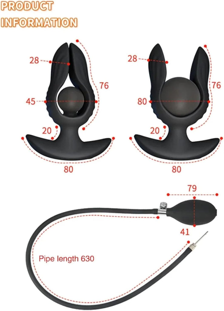 Plug anal anal Vibrateur Anal, Machine sexuelle, godemichet Anal gonflable, masturbateur, point G, jouets anaux, vibrations à 10 fréquences, jouets sexuels