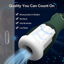 Charger l&#39;image dans la galerie, Masturbateur masculin automatique avec 5 modes de poussée et 12 modes de vibration pour stimulation du pénis, jouet électrique de poche pour chatte, jouet sexuel pour homme adulte