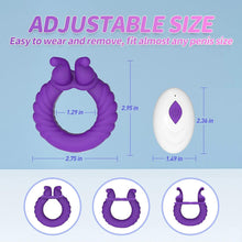Charger l&#39;image dans la galerie, Anneau Homme Sextoyse Couple Plaisir, Anneau Vibrant Pénis Clitoridienne avec 10 Modes de Vibration, Anneaux de Pénis Sextoyse Homme Sex, Anneau Penien Sex Toyspour Pour Homme