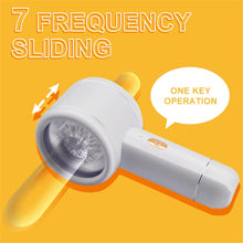 Charger l&#39;image dans la galerie, Sumeber Masturbateurs Masculins Électrique Mains Libres, Masturbâteur Homme Automatiques Avec Vibration Et Fonction Télescopique, Oral Érotique Vaginette Sex Toys pour Sexuels pour Hommes Blanc