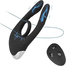Charger l&#39;image dans la galerie, Anneau Vibrant Pénis avec Modes de Vibration,Penisse Silicone Sex Toyspour pour Couple Jouet Sexuelle Adulte Cockrîng Homme Anneau Pénis Pénien Sextoye Anneaux debutante