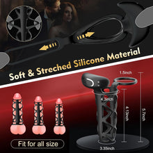 Charger l'image dans la galerie, Anneau pénien, manchon de coq, prolongateur de vibrateur de pénis