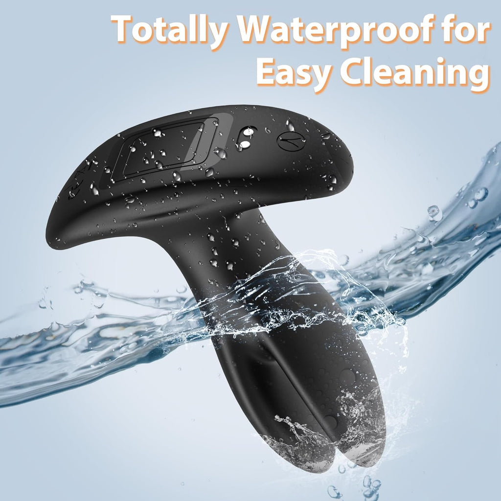 Vibrateur d'extension de plug anal, masseur de prostate avec 9 vibrations et 8 extensions