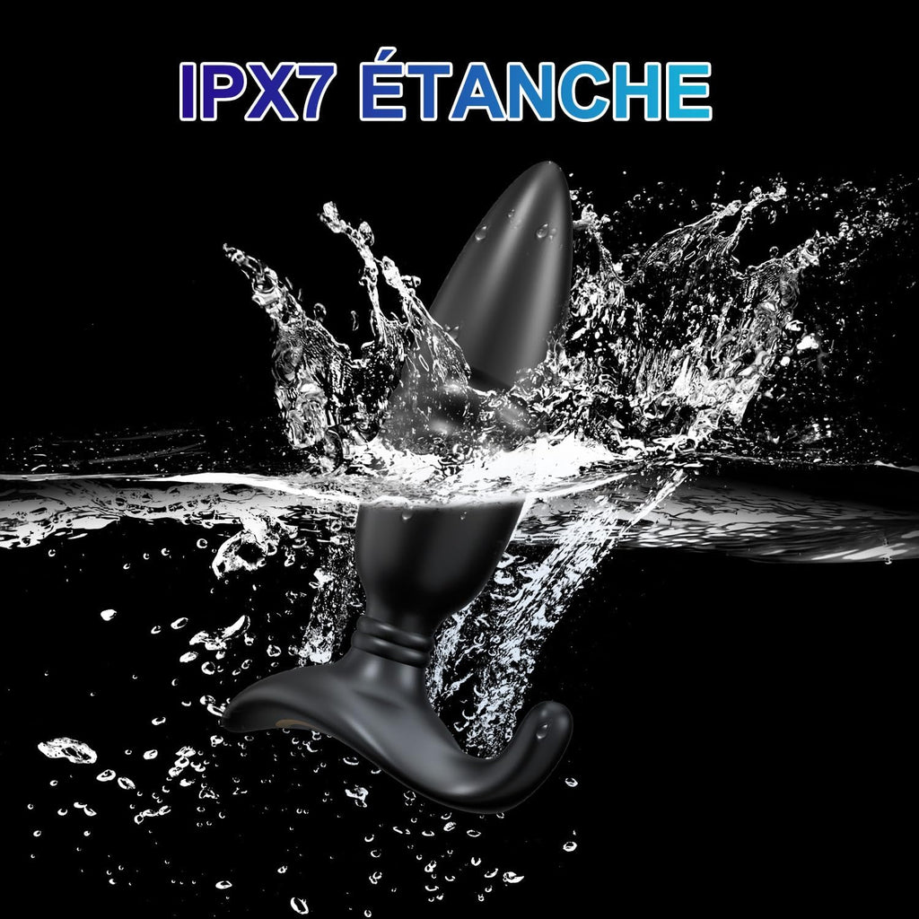 Plug Anus Vibromasseurs Sex Toys - Masseurs de Prostate Vibrant Sex Toýs Couple Homme, Vibrateur Anal Télécommandé Gode Homme pour Gay Sextoyse Couple Plaisir Homme Sex avec 9 Poussée & Vibration