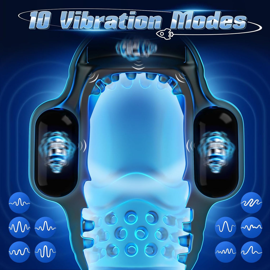 Tauara Masturbateurs Masculins Sex Toýs Homme, 4 IN 1 Masturbateur Automatique avec 10 Vibrations, APP Masturbeuse Homme Sex Toys pour Entraînement et Endurance Sextoyse Homme Sexmasturbâteur Sextoy