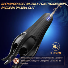 Charger l&#39;image dans la galerie, Masturbateurs Masculins Sex Toýs Homme, Tagnaff Masturbâteur Homme Mains Libres 10 Modes de Léchage et Vibration, Masturbateur Automatique Vibromasseur Sexetoyhomme 36 Pastilles de Massage Connexion