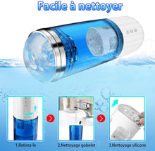 Charger l&#39;image dans la galerie, Masturbeuse Homme，Masturbateurs Masculins，Avec 10 Modes de Vibration et 5 Modes de Succion ，Piston Rétractable et rotatif au Niveau du Gland，Masturbateur Automatique