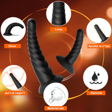 Charger l'image dans la galerie, Plug Anal Sex Toýs Femme Hommes et Couples Plug Femme Débutante et Joueurs Avancés Pack de 3 Plugs Anaux en Silicone Sex Toys avec Base à Ventouse Évasée, Masseur de Prostate