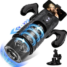 Charger l&#39;image dans la galerie, Masturbateurs Masculins Sex Toys avec 7 Modes Télescopiques et Rotations, Masturbateur Homme avec Poignée, Support pour Téléphone et Base à Ventouse Contrôle par Application Sex Toýs Homme