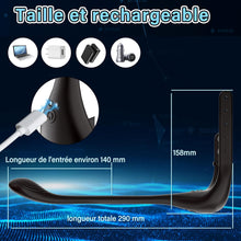 Charger l&#39;image dans la galerie, Plug Anal Vibromasseur Sex Toys - Anneau Penien Gode Homme pour Gay Toýs Femme Couple Plaisir Sextoy avec App et 10 Modes de Vibration, Anneaux Vibrant Pénis Sextoyse Sex Masculins Anals Plugs Anus