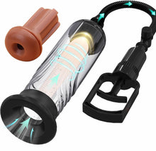 Charger l&#39;image dans la galerie, Améliorée Pompes à Pénis Sex Toys pour Homme - Pompe a Penisse Masturbeuse Homme avec Vaginette Silicone Pompe a Penis pour L&#39;agrandissement du Pénis Sextoyse Homme Sex Toyspour pour Couple Plaisir