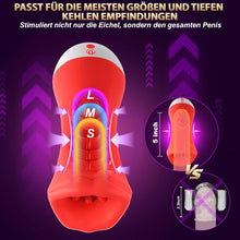 Charger l'image dans la galerie, Pangpangmi Masturbateurs Masculins Sex Toýs Homme, Masturbateur Automatique Sex Toys avec 9 Vibrations 9 Léchage de Langue, Masturbeuse Homme Sextoy 3D Manchon Masturbâteur Sextoys
