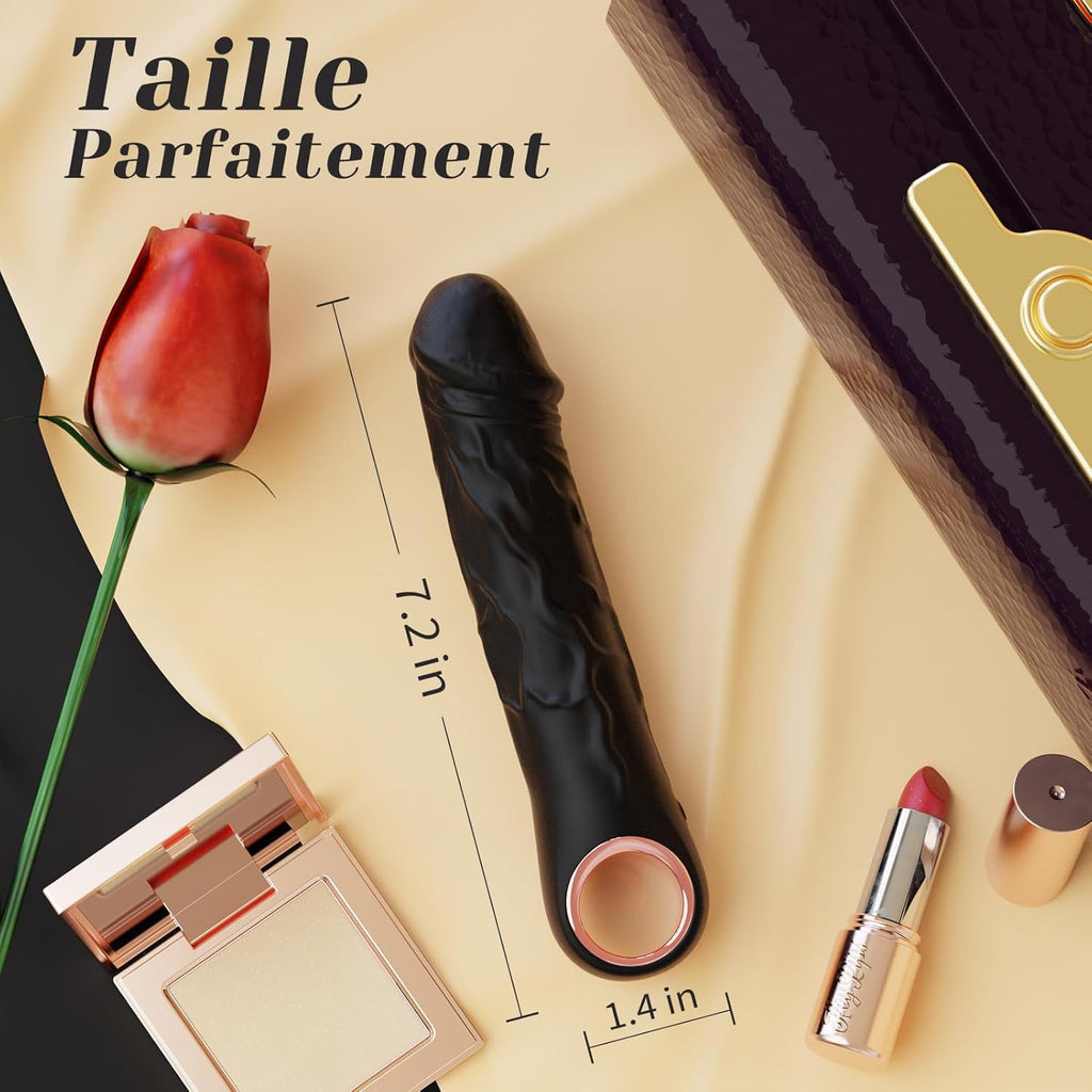 Gode Vibro-masseur Vibromasseur Godemichets Sex Toýs Femme, con 10 Vibrazione Vibromasseurs Feminin Sex Toy Godemichés, Point G Xlitoridien Dildo Gode Femme Sex Sextoys Couple