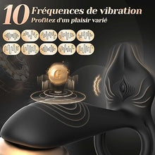 Charger l&#39;image dans la galerie, Anneau Penien - Anneau Homme Vibrant Sex Toýs Couple Homme, 10 Modes Sextoyse Homme Sex Toys, Anneaux de Pénis Sextoyse Couple Plaisir, Sex Toyspour Pour Homme, Anneau Vibrant Pénis Clitoridienne