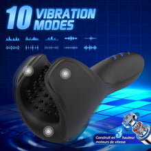 Charger l&#39;image dans la galerie, Vibromasseur Pour Hommes Sex Toys, Vibromasseurs Sex Toýs Couple - Masturbateurs Masculins Mains Libres avec 10 Modes Morsure et de Vibration, Sextoy Homme Sex Toýs Homme Suceur Sextoys