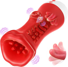Charger l'image dans la galerie, Pangpangmi Masturbateurs Masculins Sex Toýs Homme, Masturbateur Automatique Sex Toys avec 9 Vibrations 9 Léchage de Langue, Masturbeuse Homme Sextoy 3D Manchon Masturbâteur Sextoys