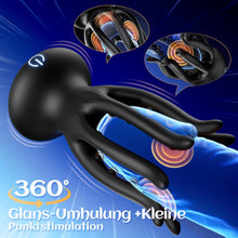 Charger l&#39;image dans la galerie, Masturbation pour hommes Vibromasseur pour pénis Stimulation du gland, 10 modes de jouets sexuels pour les couples d&#39;hommes Masturbateurs extrêmes, vibromasseur pour gland Jouets sexuels pour hommes Solo Vibromasseurs de poche Muschi