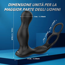 Charger l&#39;image dans la galerie, 3 EN 1 Masseurs de Prostate Vibrant avec Anneau Pénien, Sex Toys Vibromasseurs Homme à Distance avec Télécommandé App, Plug Anale Gode Vibro-masseurs avec 10 Modes de Poussée Vibrant pour Couple