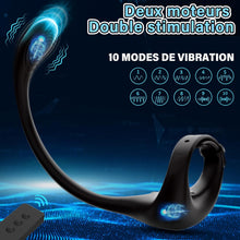 Charger l&#39;image dans la galerie, Plug Anal Vibromasseur Sex Toys - Anneau Penien Gode Homme pour Gay Toýs Femme Couple Plaisir Sextoy avec App et 10 Modes de Vibration, Anneaux Vibrant Pénis Sextoyse Sex Masculins Anals Plugs Anus