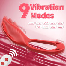 Charger l'image dans la galerie, 2 IN 1 Wearable Panty Vibrator Cock Ring with 9 Vibration Modes