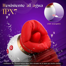 Charger l&#39;image dans la galerie, Suceurs de Clitoris Vibromasseurs Feminin mit APP - Sex Toýs Femme Vibromasseur avec 3 Succion, Stimulateur Clitoridien Sex Toys 10 léchage de langue rotation à 360° Jouet Sexualité Couple Vibro