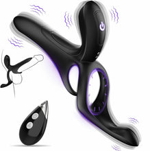 Charger l&#39;image dans la galerie, Sex Toys Anneau Penien - Anneau Homme Sextoyse Couple Plaisir, Vibromasseurs Sextoyse Homme Sex avec 9 Modes de Vibration, Anneau Vibrant Pénis Clitoridienne Sex Toyspour Pour Homme