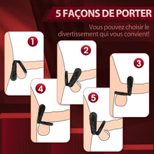 Charger l&#39;image dans la galerie, Anneau Penien - Anneau Homme Vibromasseurs Sex Toýs Femme, 10 Modes Sextoyse Homme Sex Anneaux de Pénis Sex Toys, Sextoyse Couple Plaisir Cockring, Sex Toyspour Pour Homme Cockringe Homme