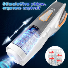 Charger l&#39;image dans la galerie, Masturbateurs Masculins Sex Toýs Homme-Oral Jouet Sexuel,Masturbâteur Homme avec 11 Modes Télescopiques &amp; Rotations Vaginette Silicone Sex Toys pour Stimulation de Pénis Jouets Sexuels pour Hommes