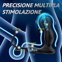 Charger l&#39;image dans la galerie, 3 EN 1 Masseurs de Prostate Vibrant avec Anneau Pénien, Sex Toys Vibromasseurs Homme à Distance avec Télécommandé App, Plug Anale Gode Vibro-masseurs avec 10 Modes de Poussée Vibrant pour Couple