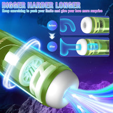 Charger l&#39;image dans la galerie, Masturbateur électrique avec 10 vibrations télescopiques - Fonction de choc rotatif - Jouet sexuel pour les hommes - Jouet sexuel pour homme - Masturbateur de poche avec vagin 3D