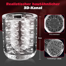 Charger l&#39;image dans la galerie, Masturbateur Électrique pour Homme, Jouet Sexuel pour Homme Solo avec 7 Modes de Poussée et de Rotation, 3 en 1 Masturbateur de Poche pour Pénis et Chatte Jouets Sexuels pour Homme