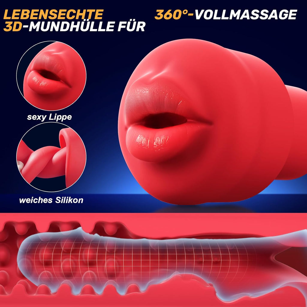 Pompe à Pénis sex toýs homme Masturbateurs masculins avec 4 D'aspiration& 6 modes entraînement,Vakuum pumpe pompe pénis Vibromasseurs avec Vaginette Silicone, Sextoy Homme Masturbateur
