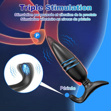 Charger l&#39;image dans la galerie, Plug Anus Vibromasseurs Sex Toys - Masseurs de Prostate Vibrant Sex Toýs Couple Homme, Vibrateur Anal Télécommandé Gode Homme pour Gay Sextoyse Couple Plaisir Homme Sex avec 9 Poussée &amp; Vibration