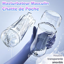 Charger l'image dans la galerie, Masturbeuse Homme Sex Toys Realiste - Masturbâteur Mains Libres Sexes Plaisir Sextoyse Masturbateurs Masculins va et Vient, Poche Chatte 3D Vaginette Silicone Sextoy, Jouets Sexuels pour Hommes Solo