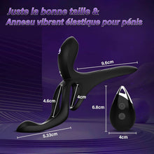 Charger l&#39;image dans la galerie, Sex Toys Anneau Penien - Anneau Homme Sextoyse Couple Plaisir, Vibromasseurs Sextoyse Homme Sex avec 9 Modes de Vibration, Anneau Vibrant Pénis Clitoridienne Sex Toyspour Pour Homme